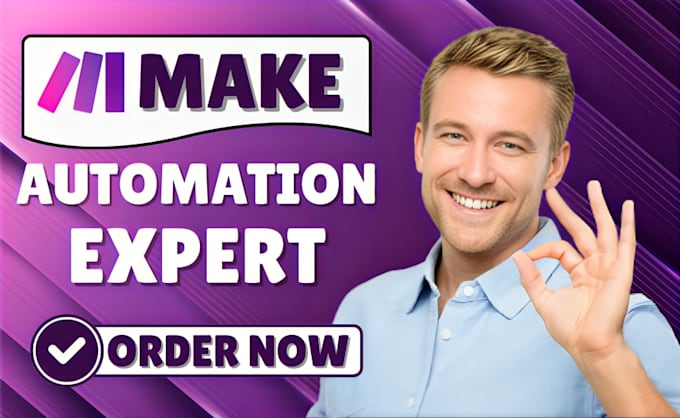 set up or fix make com automation workflows API integrations app scenarios