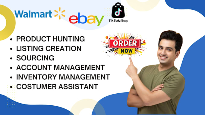 your expert walmart ebay and tiktokshop virtual assistant