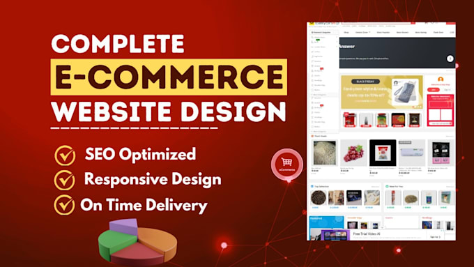 design or redesign your woo commerce store new website