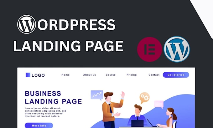 wordpress website wordpress landing elementor landing elementor website