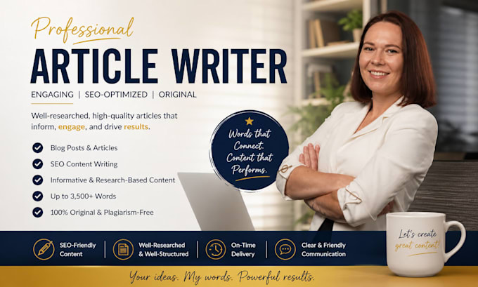 seo article writing, content writing and blog post