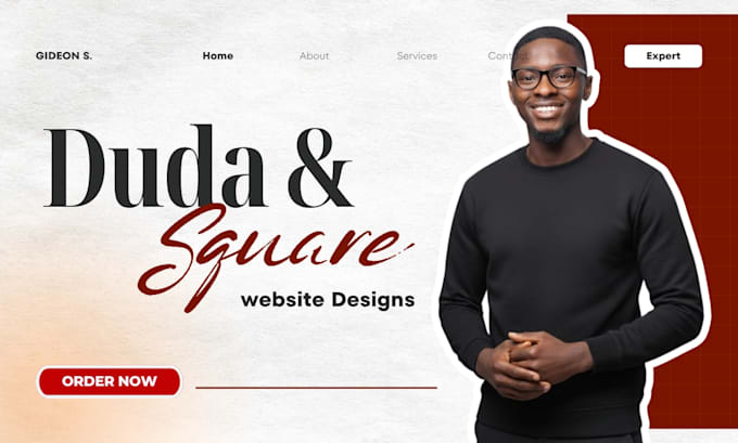 build square website design, square online store, duda website design