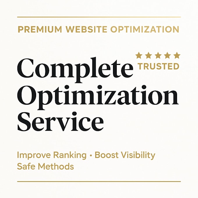 do full SEO to rank your website on google