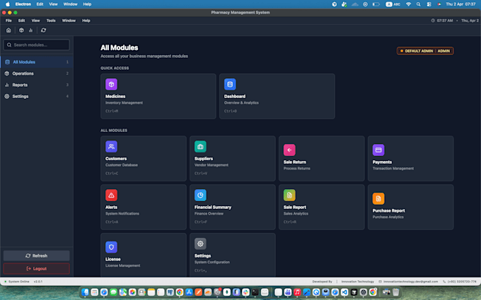 develop windows and mac desktop app using electron js