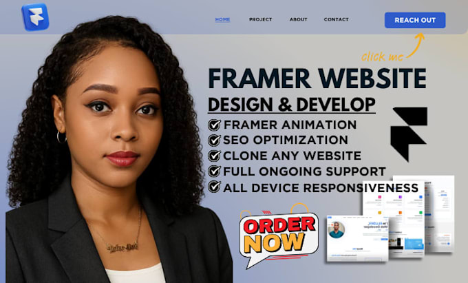 design framer website develop framer website framer animation wix website framer