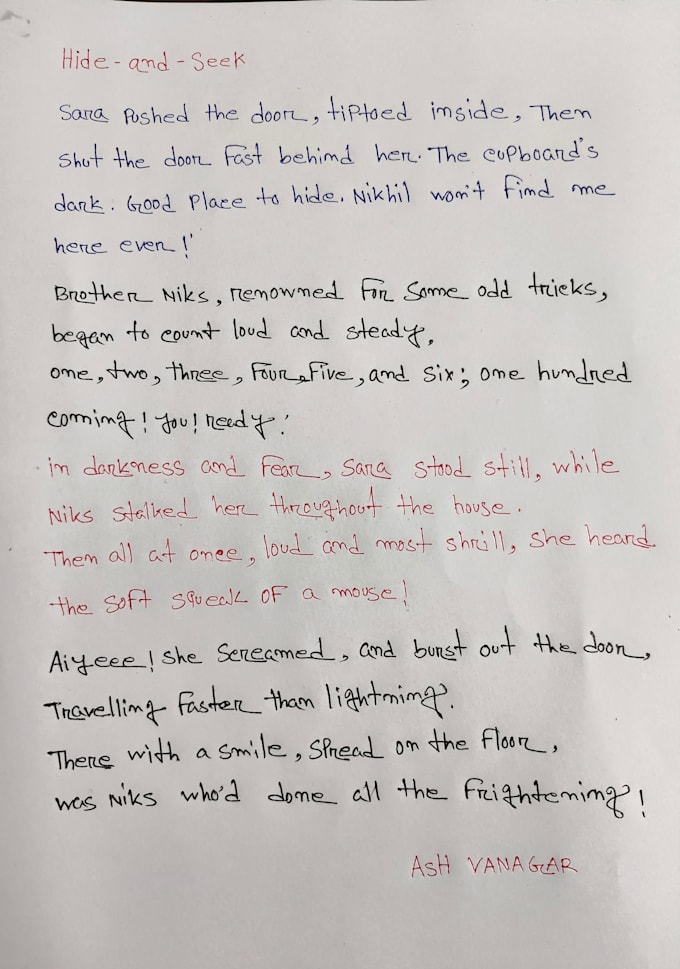 write anything with my beautiful handwriting