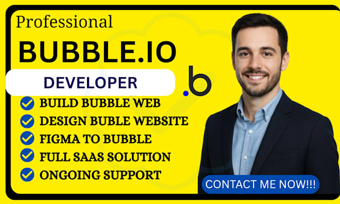 build bubble io developer mvp saas bubble app developer expert bubble io website