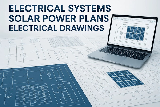 design electrical system solar power plans and professional electrical