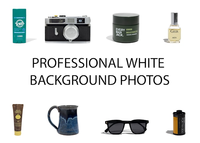shoot a clean white background product photo