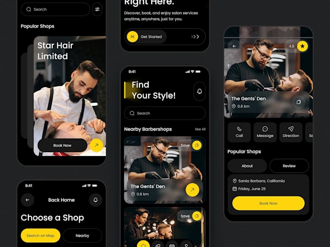 build salon booking app