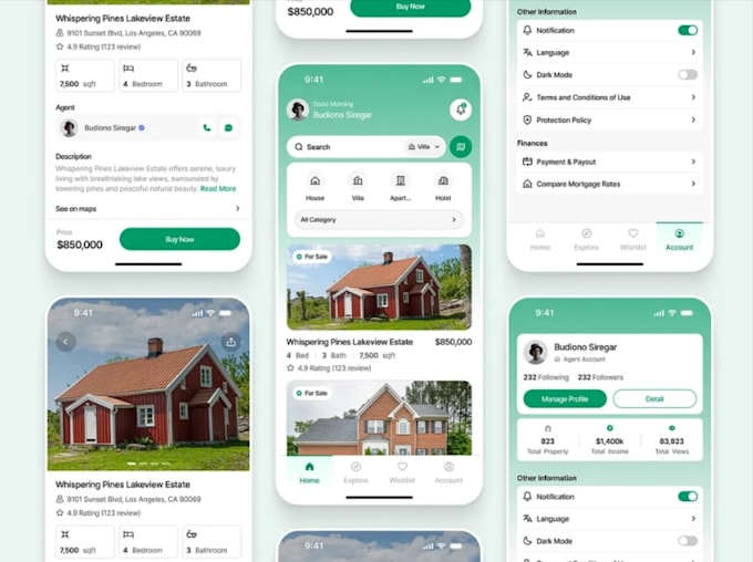 Build real estate app with smart property matching, rental management ...