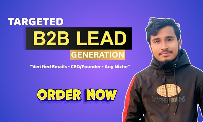 do email list building and verified b2b lead generation