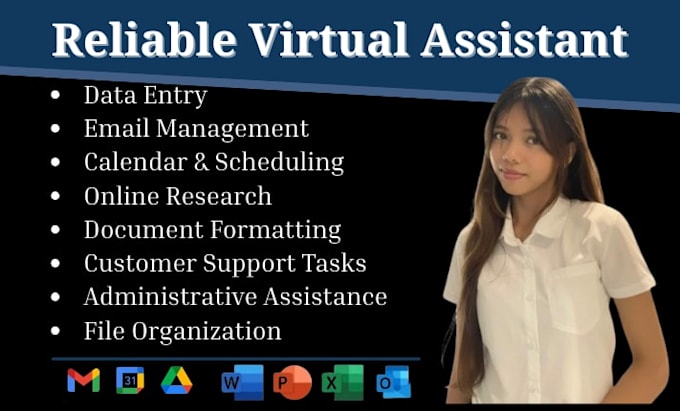 be your reliable virtual assistant for admin, data entry, and support