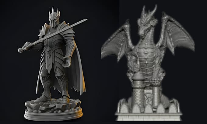 Sculpt high detail 3d characters, custom action figures and minis for ...