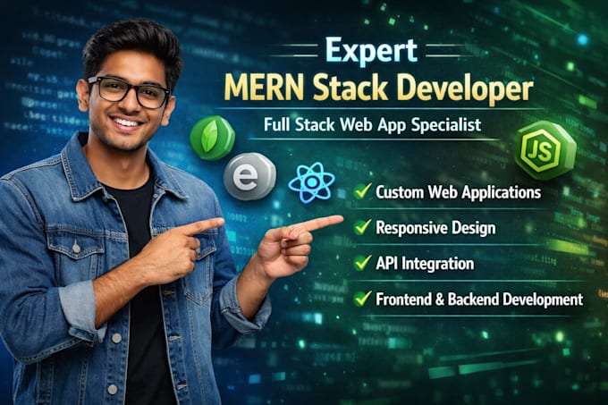 be expert mern stack developer full stack developer for web apps