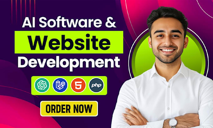 develop ai websites, apps, chatbots, and saas as a developer