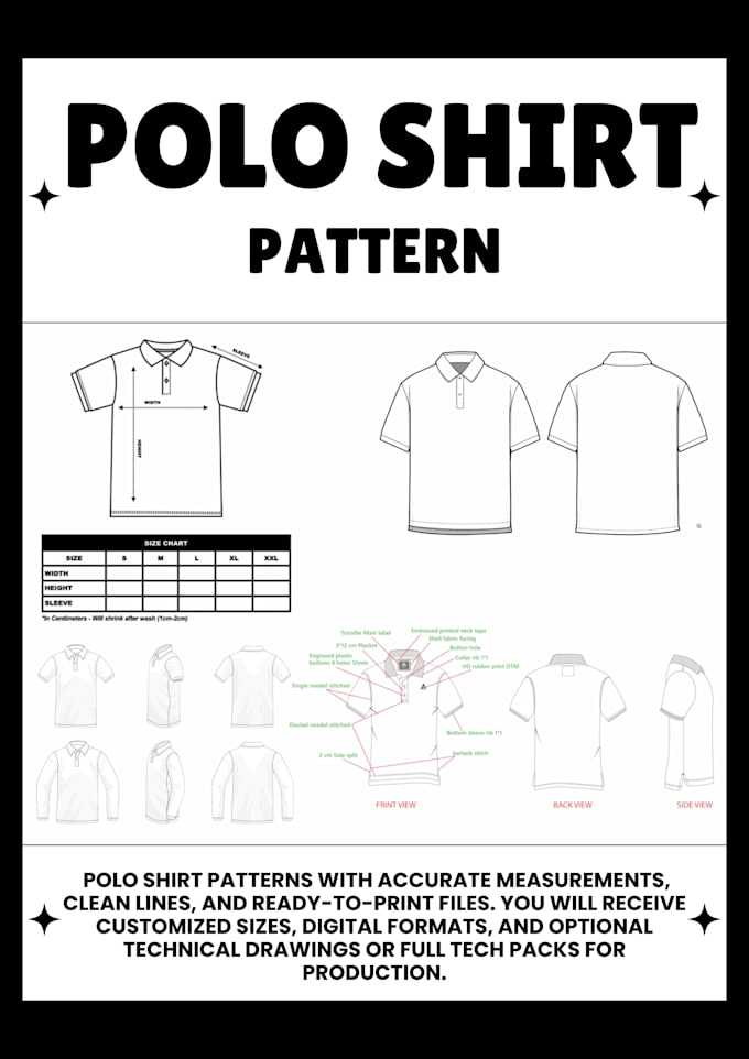 make polo shirt sewing patterns