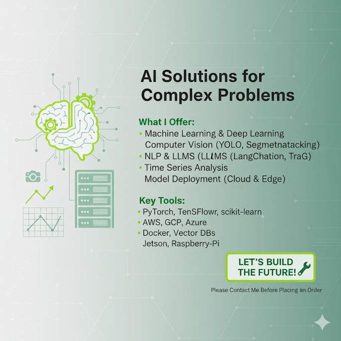 do data science machine learning, deep learning, computer vision projects