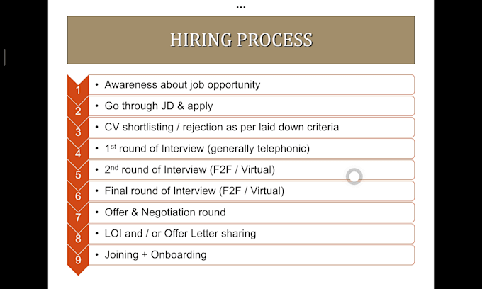 act as a great recruiter