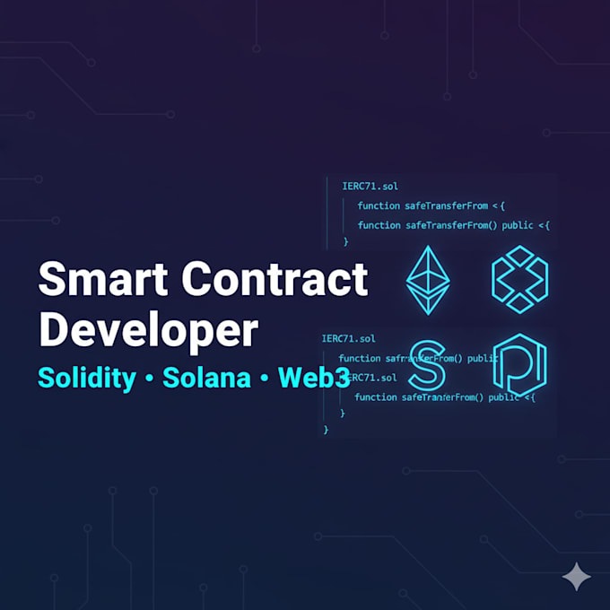 develop, fix, or upgrade smart contracts