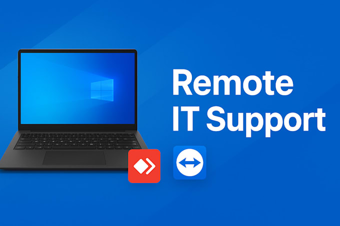 fix your computer problems remotely via teamviewer or anydesk