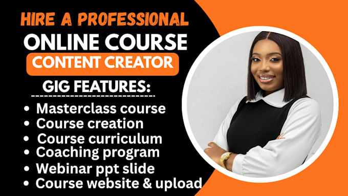 create online course content elearning video course creation and promotion