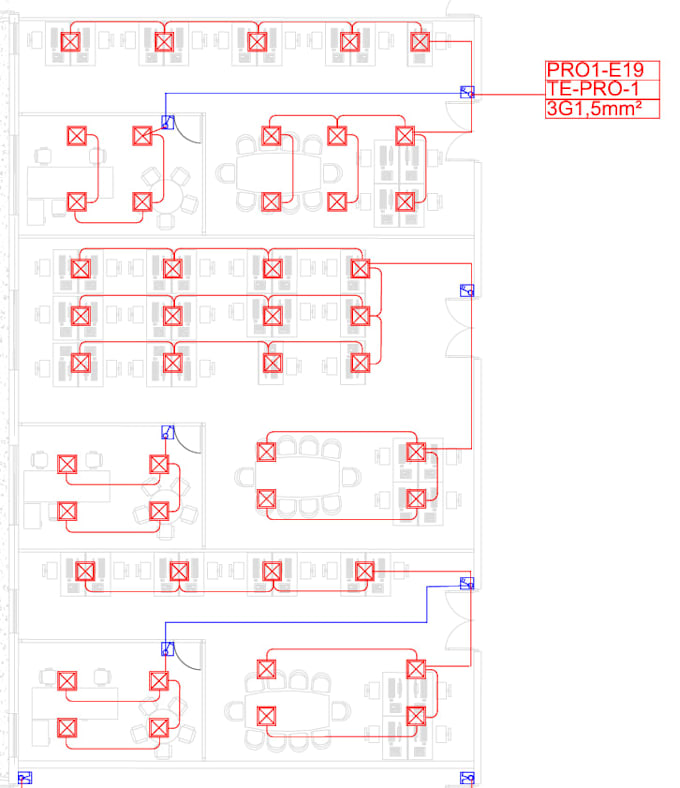 make electrical drawings using autocad for buildings