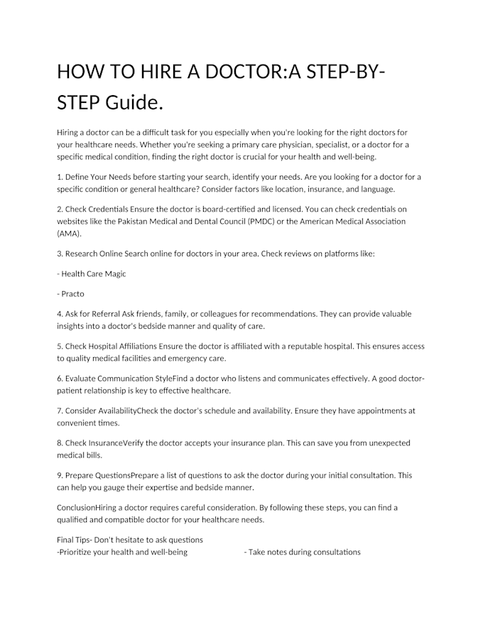 write simple and clear content for your blog or website