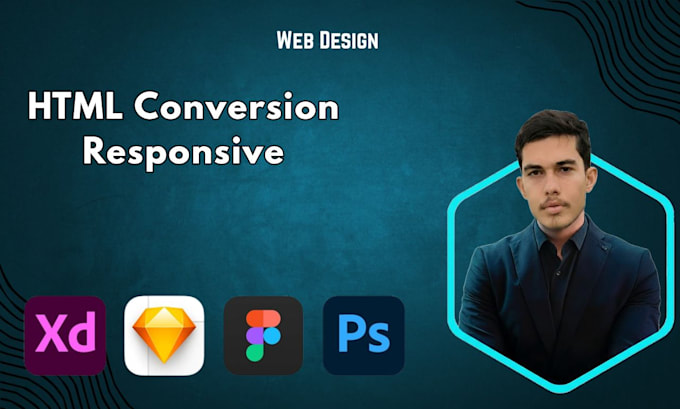 convert figma, psd, xd to html, responsive layout