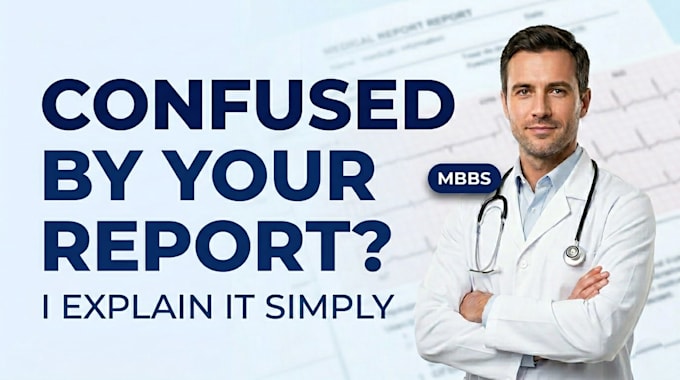 explain your medical report in simple english as an mbbs doctor