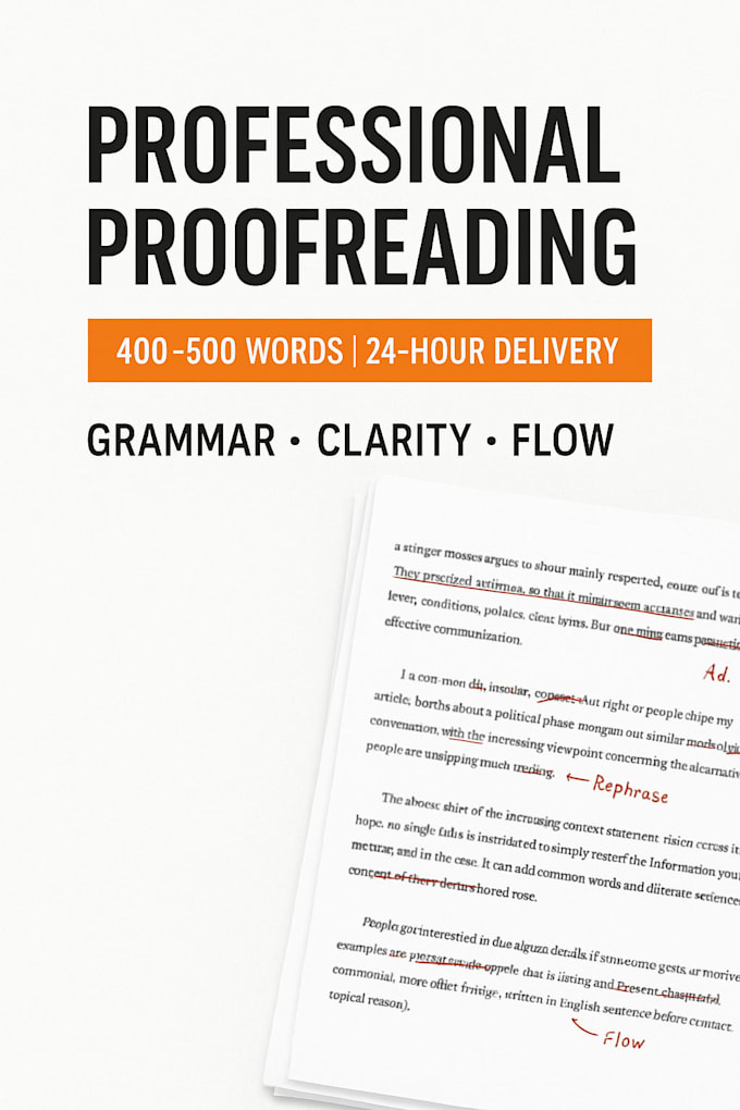 proofread and edit your document with perfect grammar