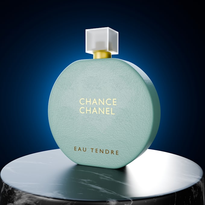 create high quality 3d cosmetic and perfume product renders
