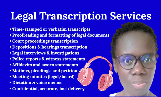 transcribe your court audio or video files
