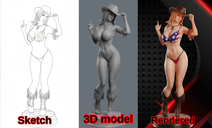 convert 2d image, drawing to print ready 3d stl model for 3d printing prototype