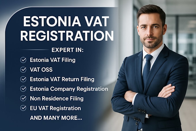 Do vat and company registration for estonia professionally by ...