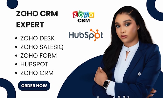 Setup and customize your zoho crm for your business by Glo_ria7 | Fiverr