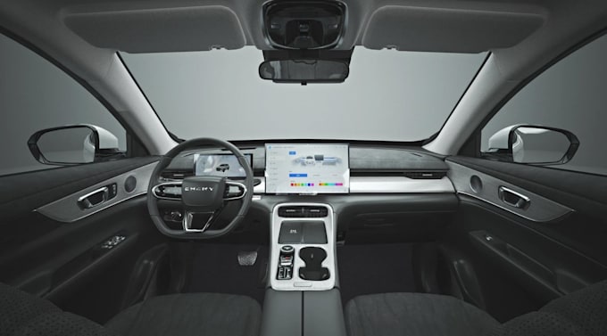 create 3d chery tiggo design,3d interior exterior car model, car visualization
