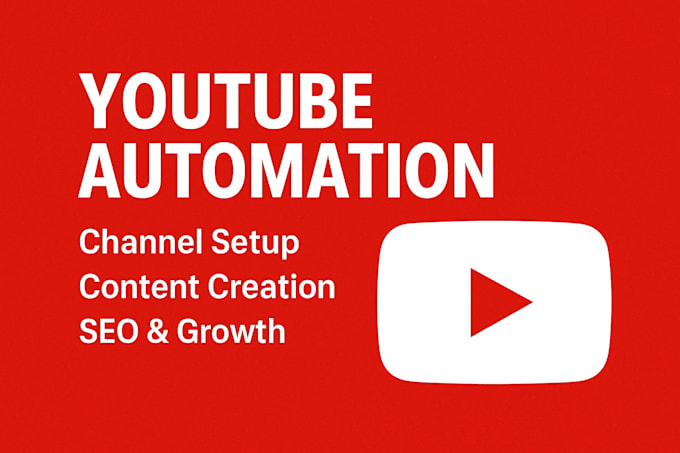 do full youtube automation service SEO management