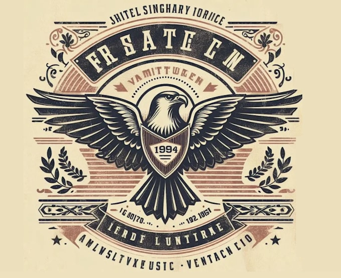 create unique bird falcon security logo