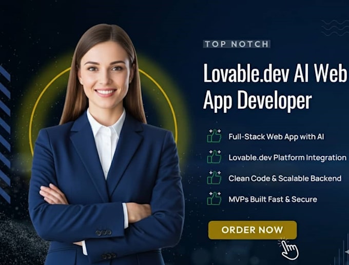 develop lovable ai web apps, saas mvp with supabase backend