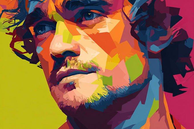 do a professional pop art portrait