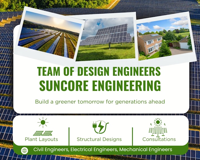 design ground mount solar farms