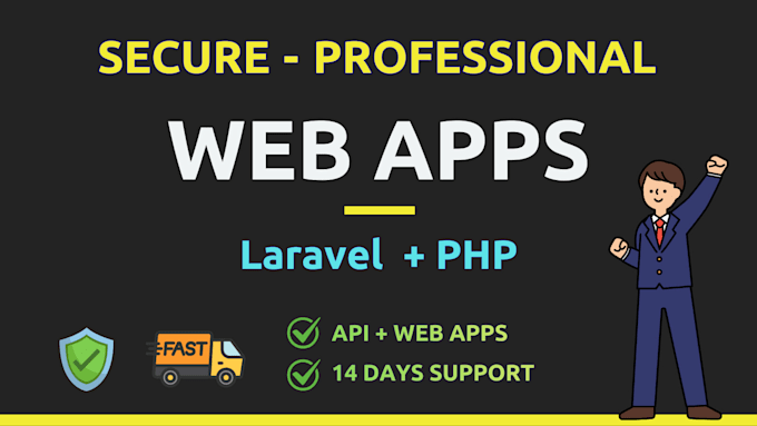 develop custom laravel PHP web applications