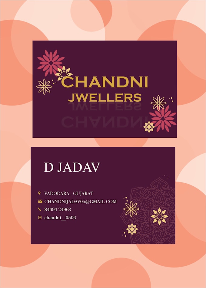 design a modern business card