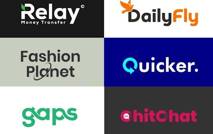 design text based wordmark typography logo