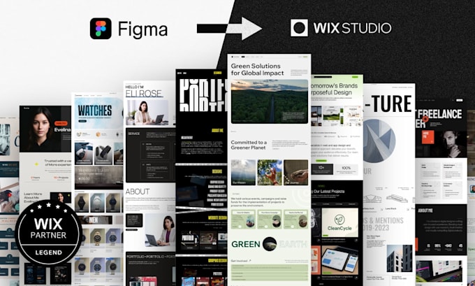 turn your figma design into a professional wix studio site