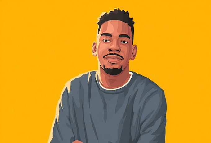 create detailed vector portrait