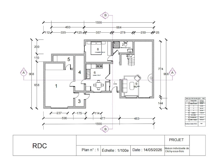 redraw architectural floor plans in autocad professionally