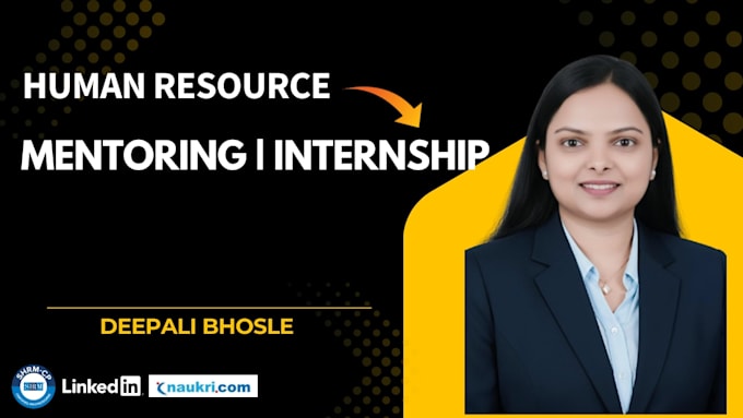 provide HR recruiter training with internship