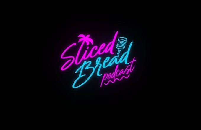design fun miami style podcast logo